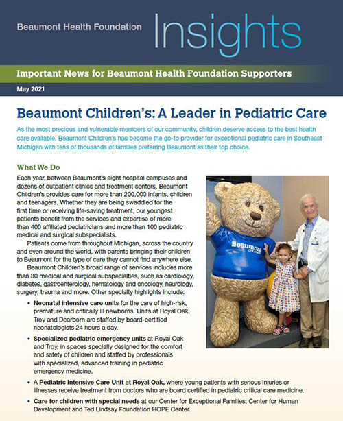 Beaumont Health Insights, May 2021 Issue