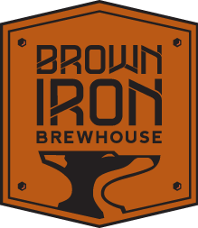 棕色铁啤酒厂的标志